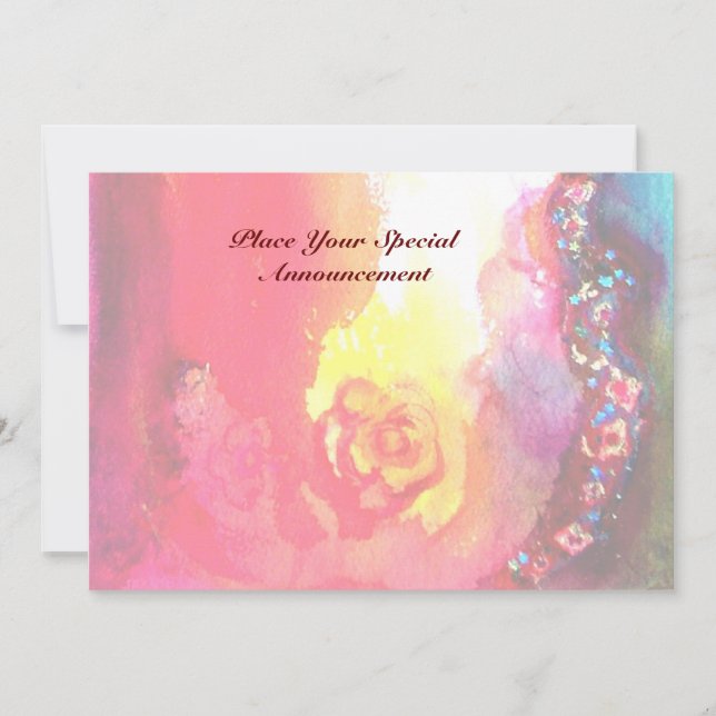 Anuncio TERCERA MÁSCARA baile de máscaras, rojo amarillo a (Anverso)