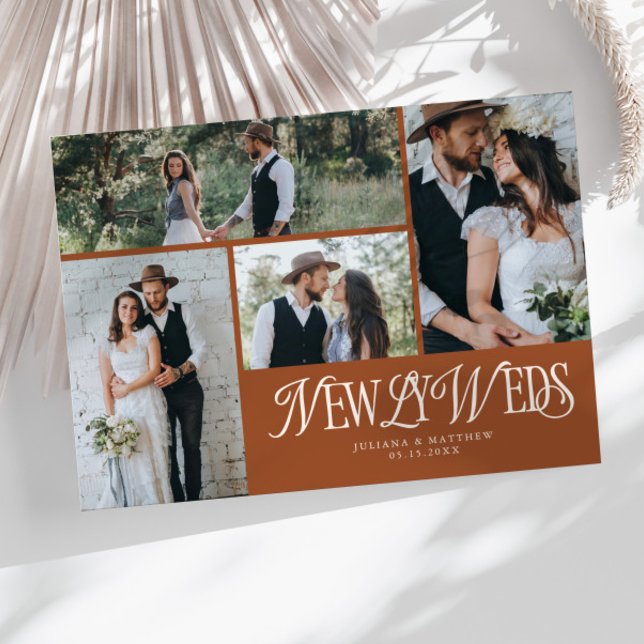 Anuncio Terracotta Newlyweds Multi Photo Boda (Subido por el creador)
