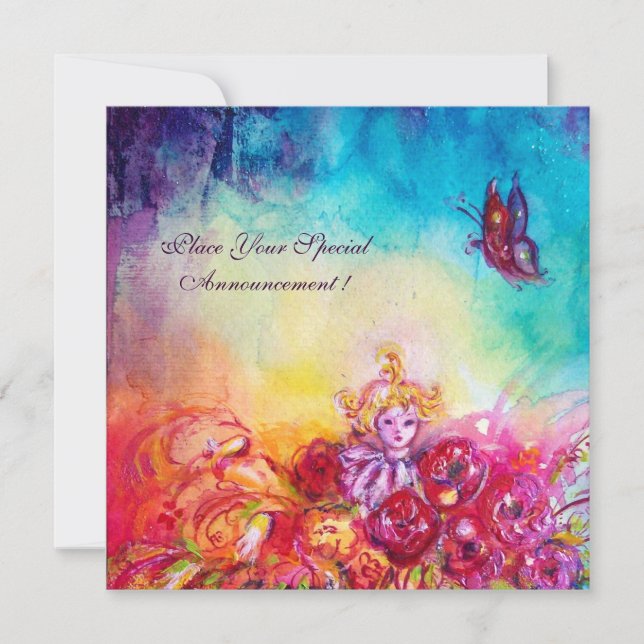 ANUNCIO THUMBELINA,TAPA DE FLORES Y MARIPOSA (Anverso)