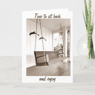 ANUNCIO TIEMPO PARA SENTARSE/DISFRUTAR DE SU **NUEVA CASA*