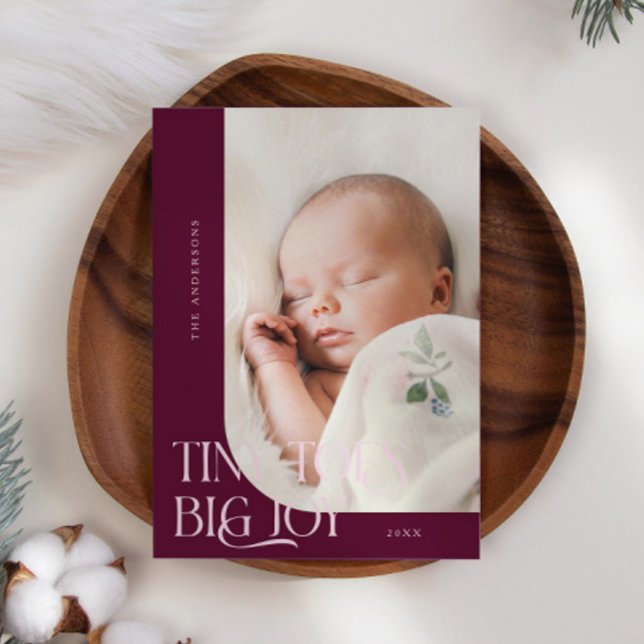 Anuncio Tiny Toes Big Joy Cranberry Photo Birth (Subido por el creador)