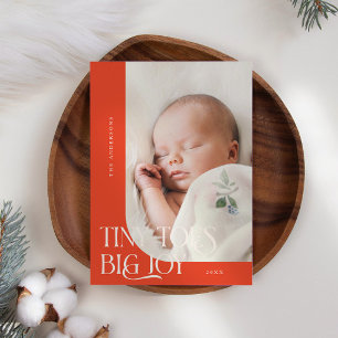 Anuncio Tiny Toes Big Joy Red Photo Birt