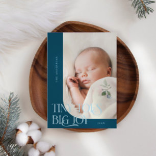 Anuncio Tiny Toes Big Joy Verde azulado Photo Birth