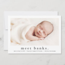 Tipo simple Moderno foto bebé Nacimiento