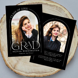 Anuncio Tipografía moderna en blanco negro 2 Photo Arch Gr