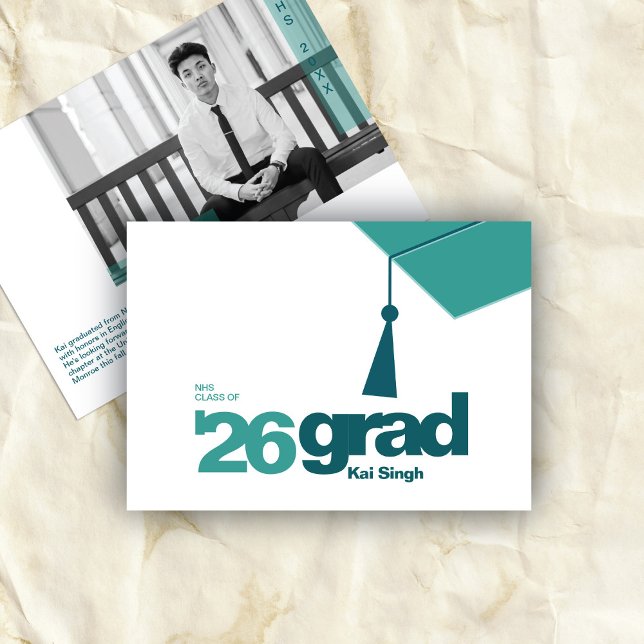 Anuncio Tipografía Moderna Graduación | Clase de 2026 (Subido por el creador)