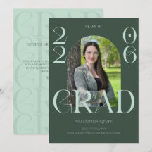 Tipografía moderna y elegante en gradiente verde o