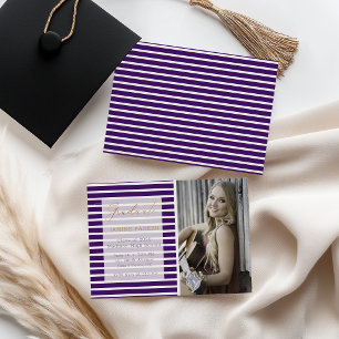 Anuncio Tira Morada Agrega Tu Propia Foto Graduación