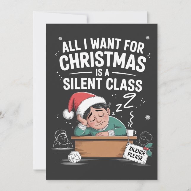 Anuncio Todo lo que quiero para Navidad es un profesor de  (Anverso)