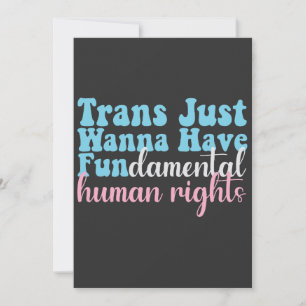Anuncio Trans Just Quiero Derechos Humanos Fundamentales