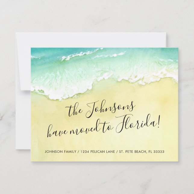 Anuncio Trasladado a las olas del océano de arena de Flori (Anverso)