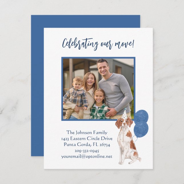 Anuncio Trasladamos el presupuesto de la familia Brittany  (Anverso / Reverso)