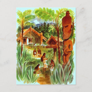 Anuncio Trasladamos la isla hawaiana tropical tiki