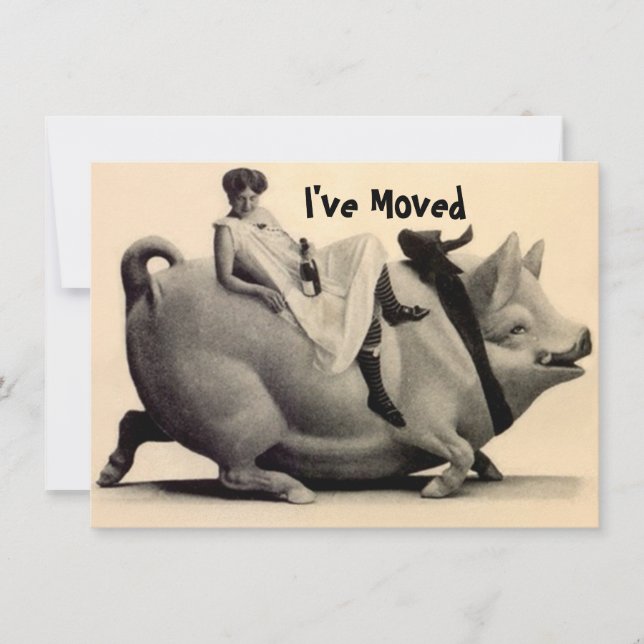 Anuncio Trasladé el rancho de campo de la granja invitació (Anverso)