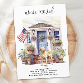 Anuncio Traslado de perros personalizado patriótico del la