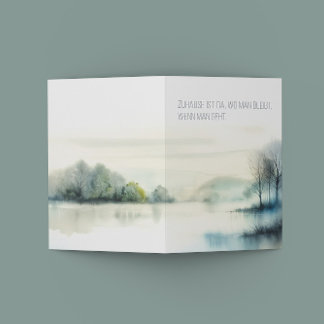 Anuncio Trauerkarte "Zuhause"