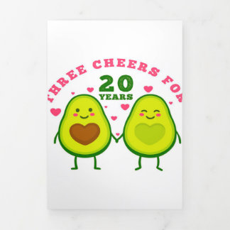 Anuncio Tríptico 20 años de aniversario de boda| regalo para marido