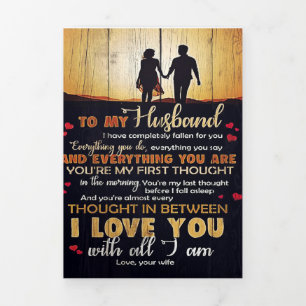 Anuncio Tríptico A la decoración de mi marido A La Carta De Mi Ma