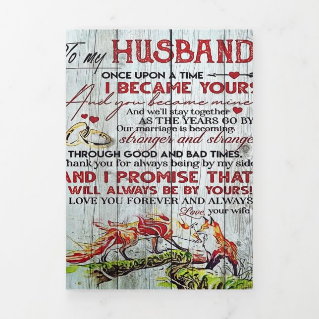 Anuncio Tríptico A mi regalo de marido | Carta Para Él | (Foto de portada)