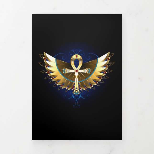 Anuncio Tríptico Ankh de oro con alas (Foto de portada)