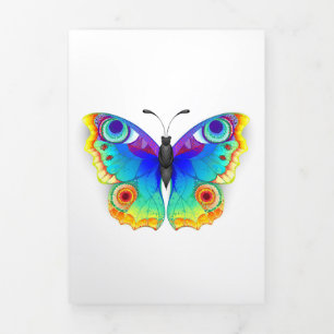 Anuncio Tríptico Arcoiris mariposa Peacock Eye