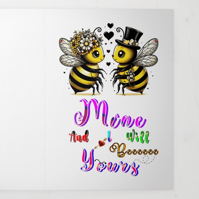 Anuncio Tríptico Bee Mine And I Will Bee Yours (Foto de portada)