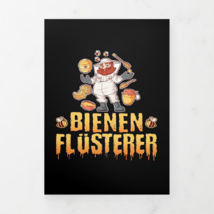 Anuncio Tríptico Bienen Flusterer Imker Regalo Para Bee Lover