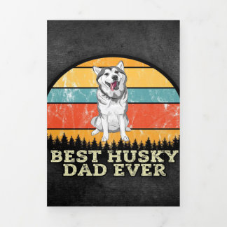 Anuncio Tríptico Canvas del Día del Padre Husky
