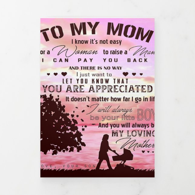 Anuncio Tríptico Carta a mi mamá | Carta A Familia (Foto de portada)