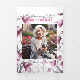 Anuncio Tríptico Celebración del funeral de la vida