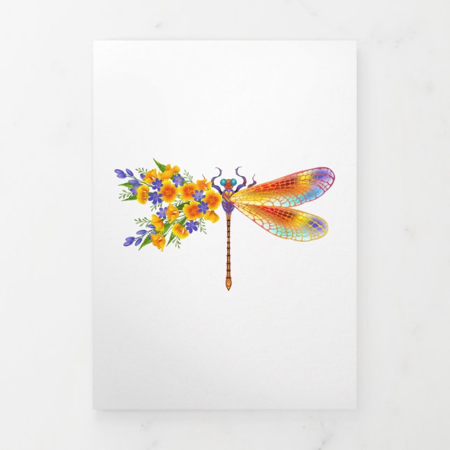 Anuncio Tríptico Dragón de flores amarillas (Foto de portada)