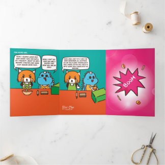 Anuncio Tríptico El desastre de los altibajos de cumpleaños