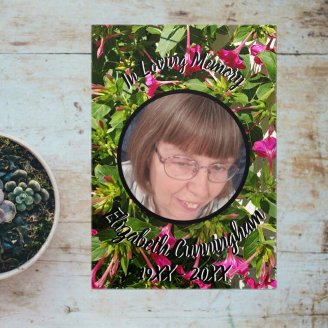 Anuncio Tríptico Memorial de cinco fotos de Floral Four O'Clock (Subido por el creador)