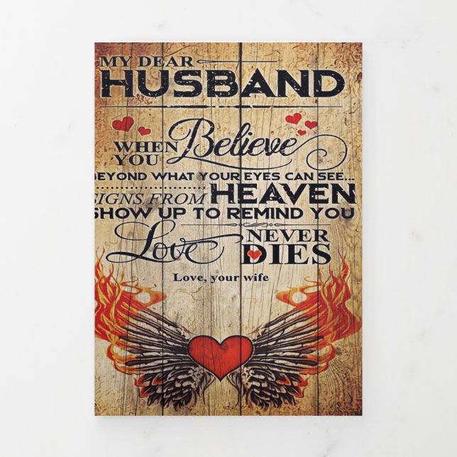 Anuncio Tríptico Mi marido regalo de cumpleaños | Carta Para El Mar (Foto de portada)