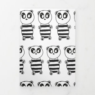 Anuncio Tríptico Niños Panda