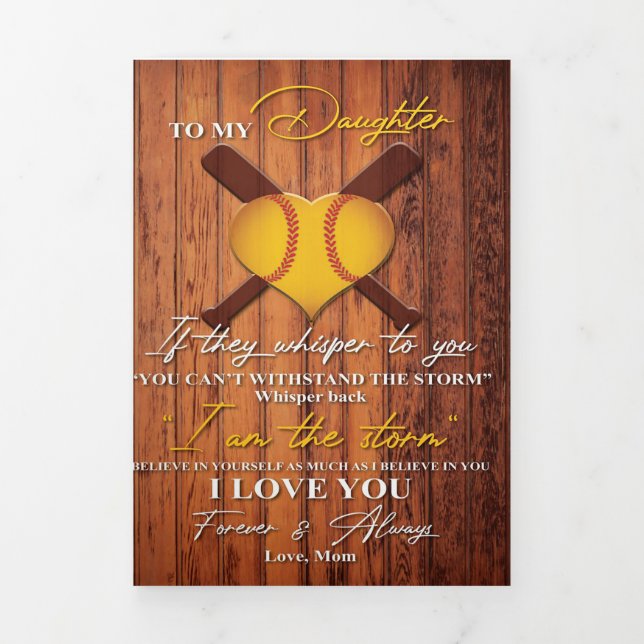 Anuncio Tríptico Para mi hija | Regalo bonito para mi hija (Foto de portada)