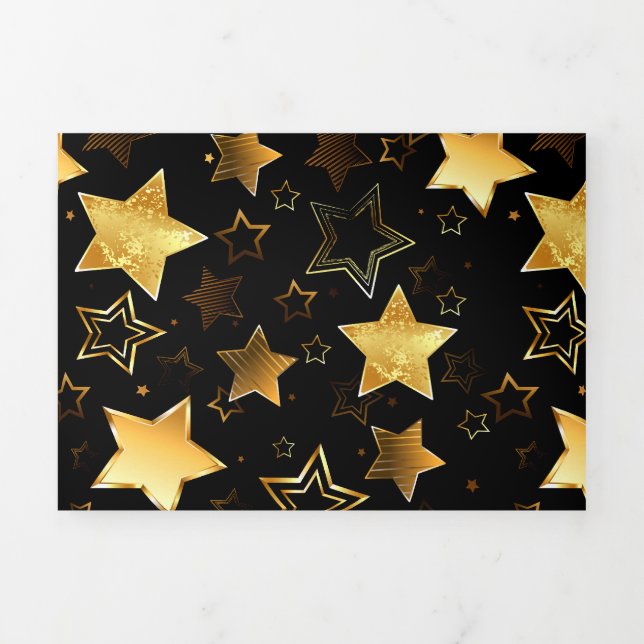 Anuncio Tríptico Patrón sin foco con las estrellas doradas (Foto de portada)