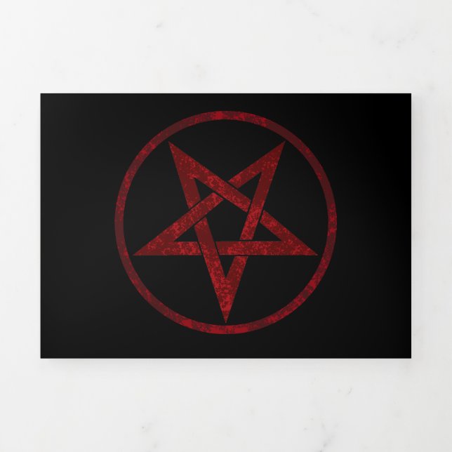 Anuncio Tríptico Pentagram del diablo Rojo (Foto de portada)