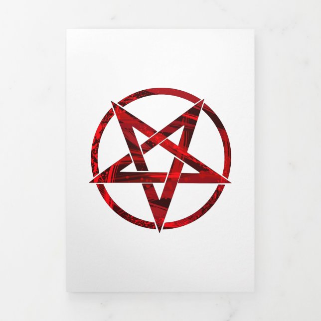 Anuncio Tríptico Pentagrama del Diablo Rojo (Foto de portada)