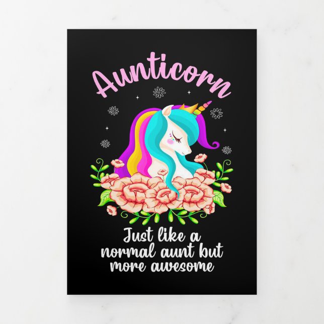 Anuncio Tríptico Tía personalizada | Auntie Día de la Madre Gift (Foto de portada)
