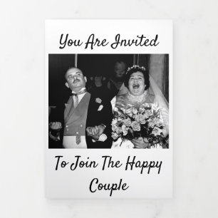 Anuncio Tríptico Usted Está Invitado... A Unirse a la Feliz Pareja