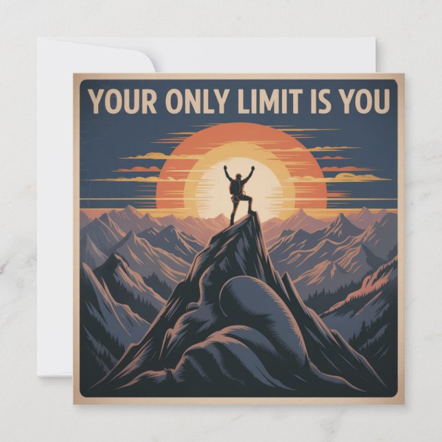 Anuncio Tu único límite eres tú (Anverso)