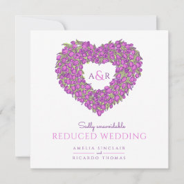 Anuncio Tulipanes de monograma morado corazón reducido bod