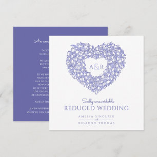 Anuncio tulipanes monograma corazón reducido boda