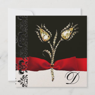 Anuncio TULIPS DE DIAMONIO , Monograma de Damasco Blanco R