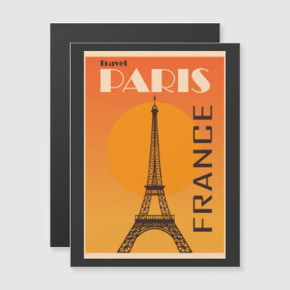Anuncio turístico vintage de París Francia