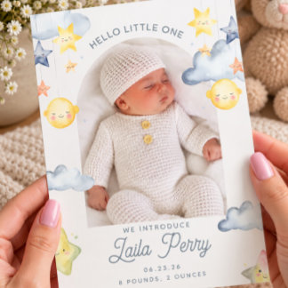 Anuncio Twinkle Little One Luna y Estrellas Nacimiento del