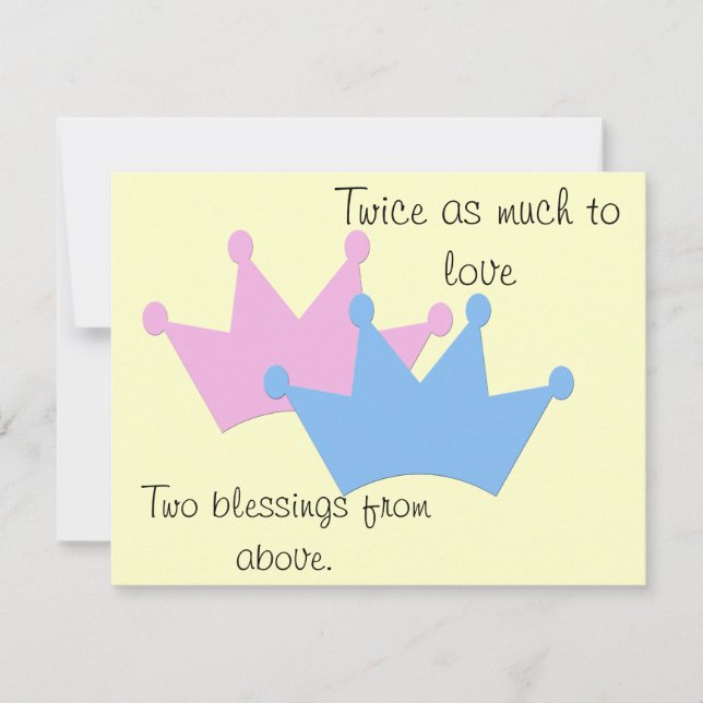 Anuncio ¡Twins Boy y Chica! (Anverso)