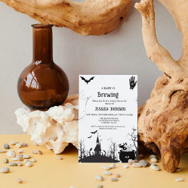 Anuncio Un bebé está preparando una ducha de bebé negra de