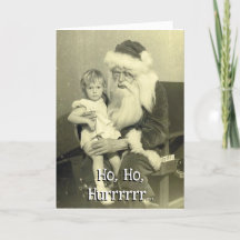 Un Papá Noel espeluznante golpeado